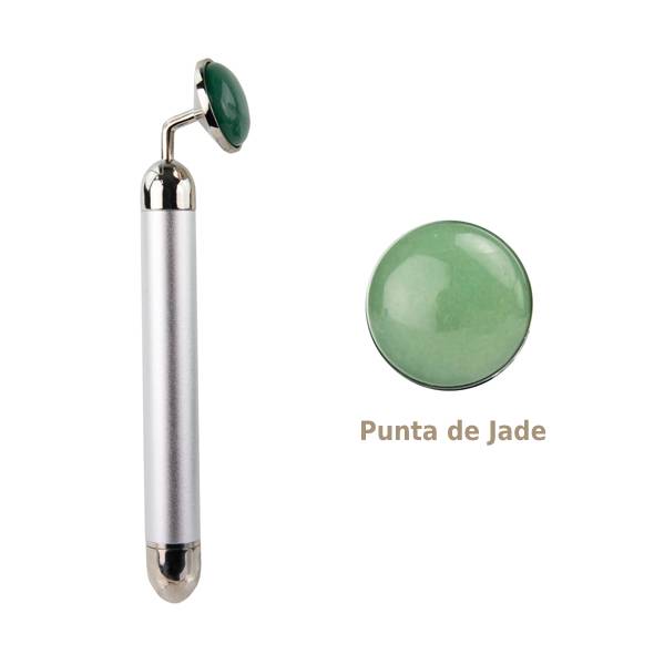 Masajeador facial con punta de Jade